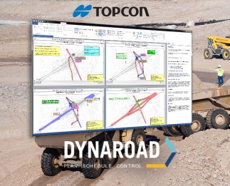 Topcon Positioning Group anuncia una importante actualización del software de gestión para planos de movimientos de tierras DynaRoad.