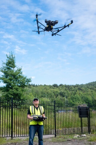 Topcon introduce lo UAS (drone) multirotore per l’Europa