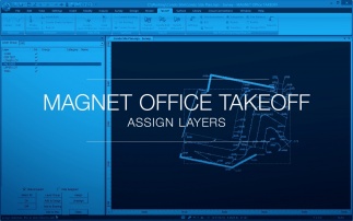 The Layers tool in MAGNET Office Takeoff is easy to use.