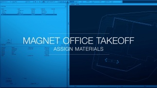 MAGNET Office Takeoff - Assign Materials