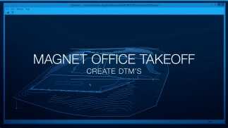 MAGNET Office Takeoff - Create 3D Surface