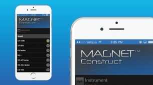 App ‘MAGNET Construct 2.0’  voor verbinding met meer instrumenten
